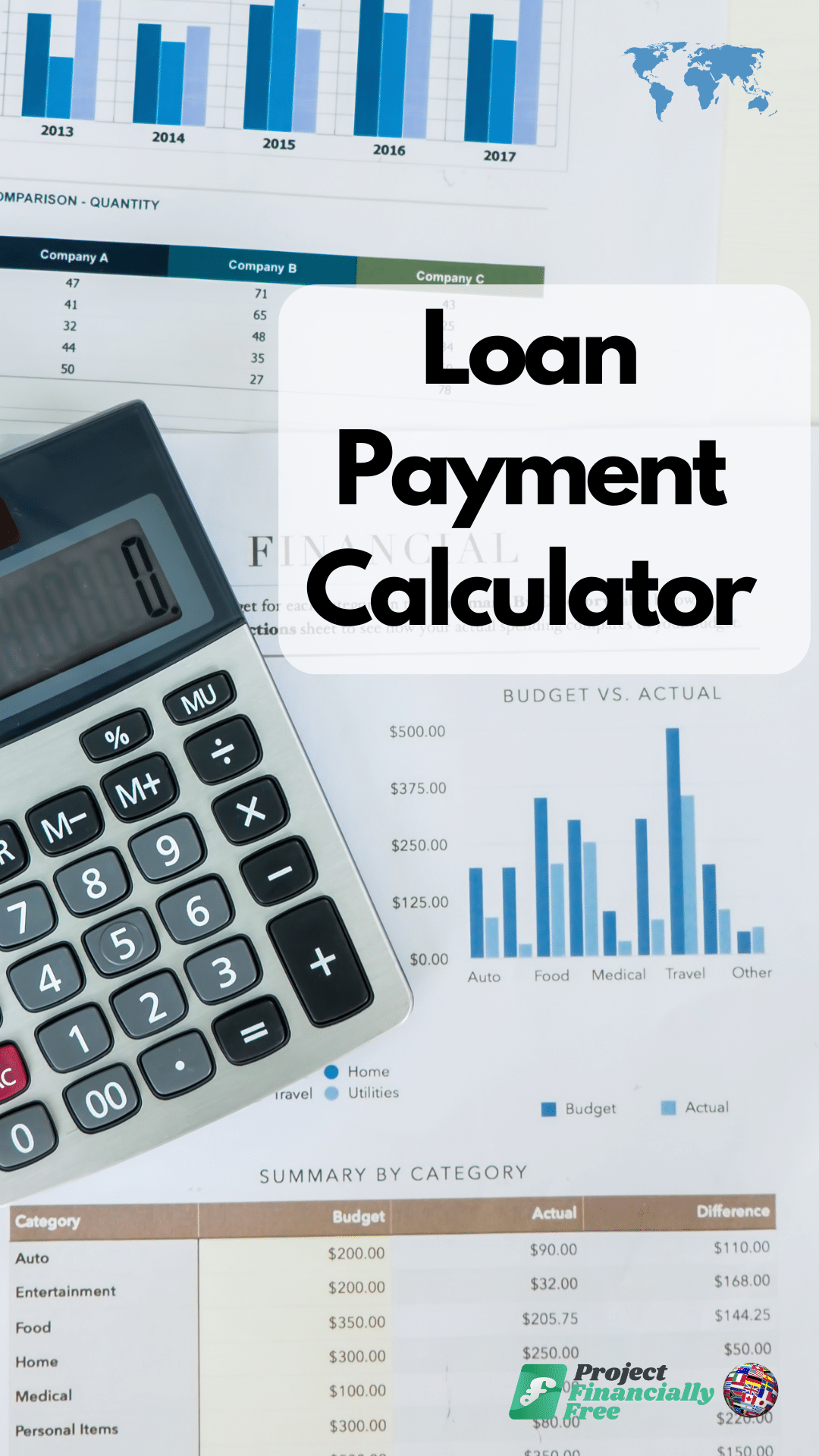 Loan payment calculator vertical