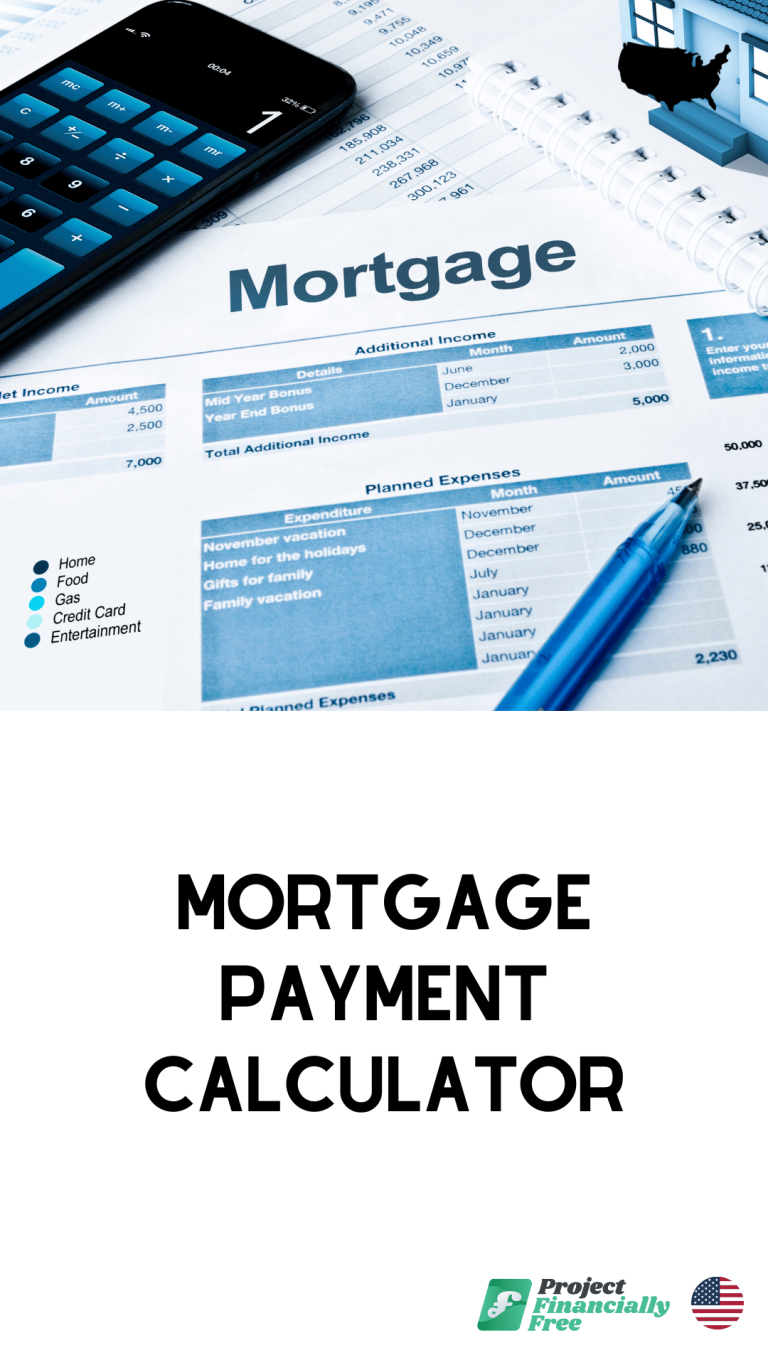 Mortgage payment calculator vertical