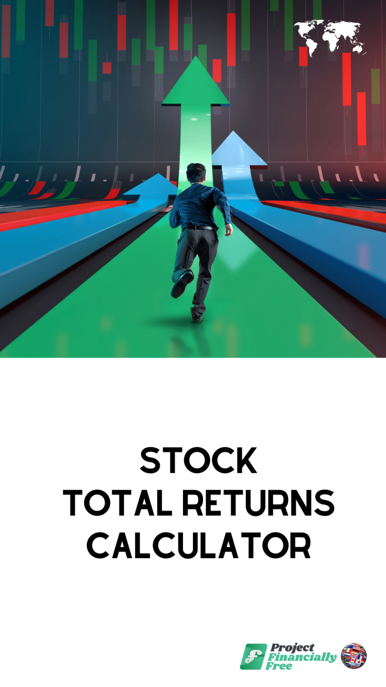 Stock total returns vertical
